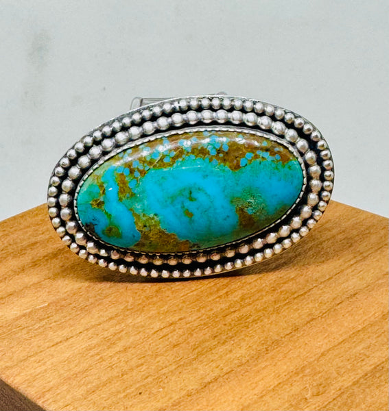 Statement Turquoise and silver ring