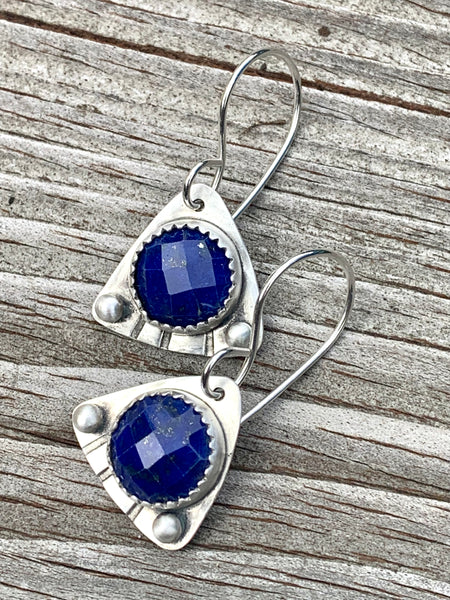 Discounted Lapis and Sterling silver earrings