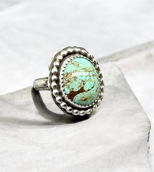 Turquoise silver ring