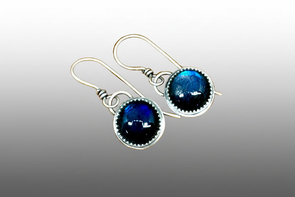 Labradorite earrings