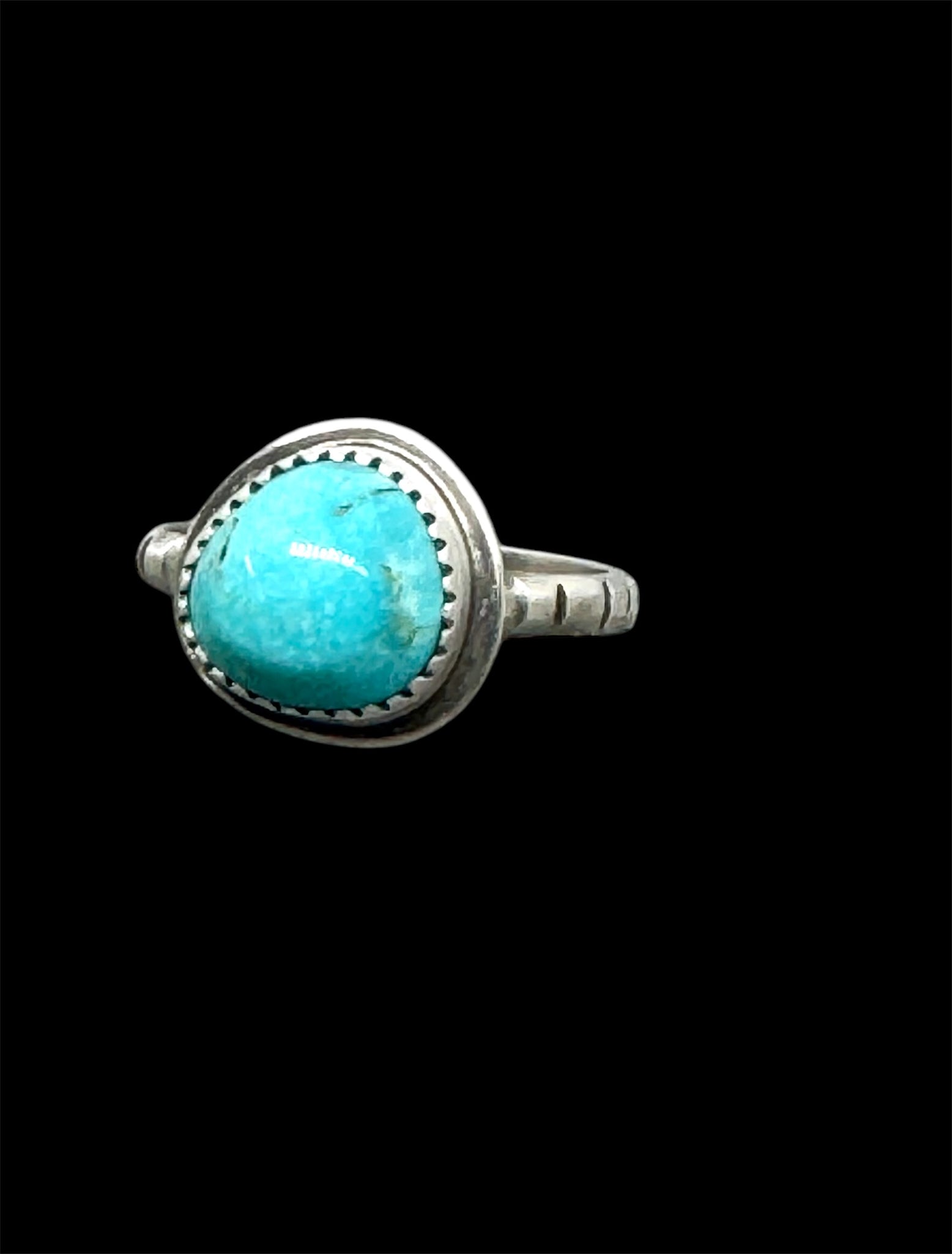 Turquoise silver ring