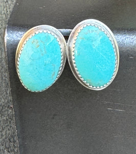 Turquoise stud earrings