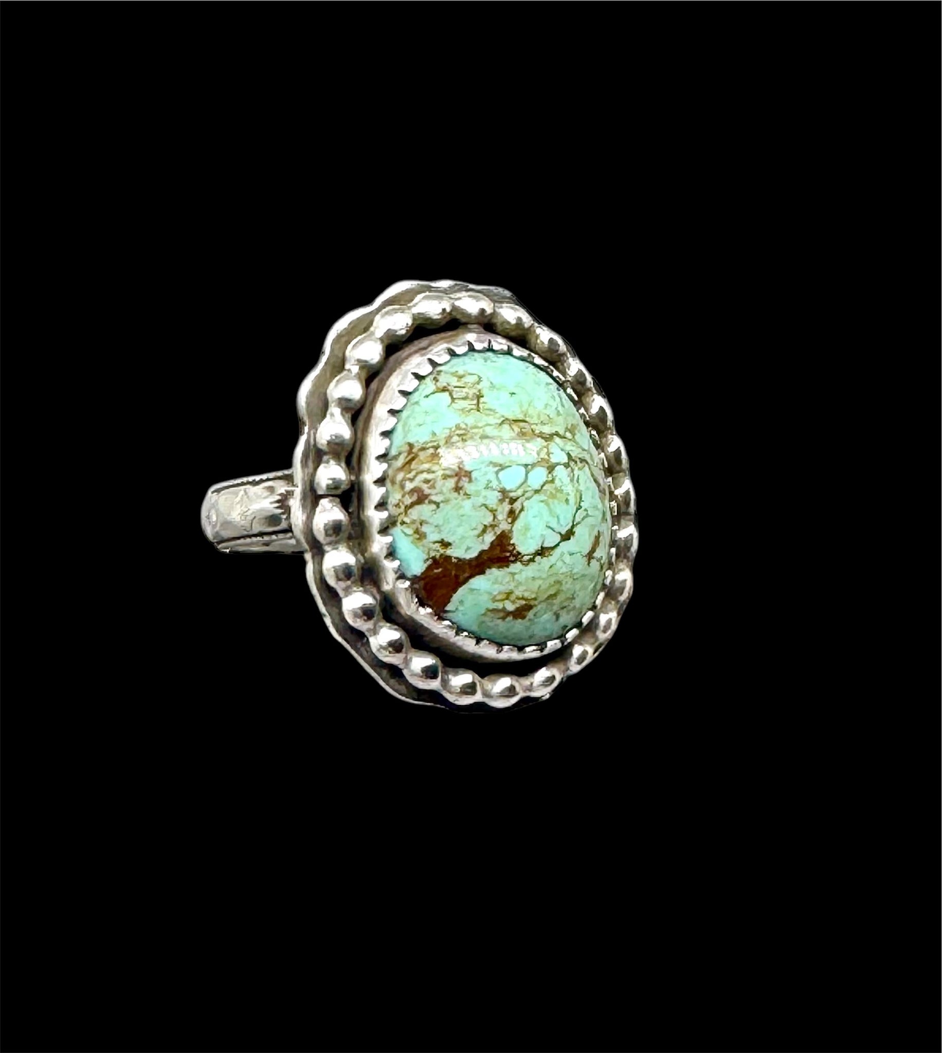 Turquoise silver ring