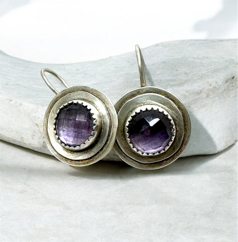 Amethyst earrings