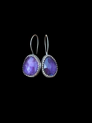 Amethyst earrings