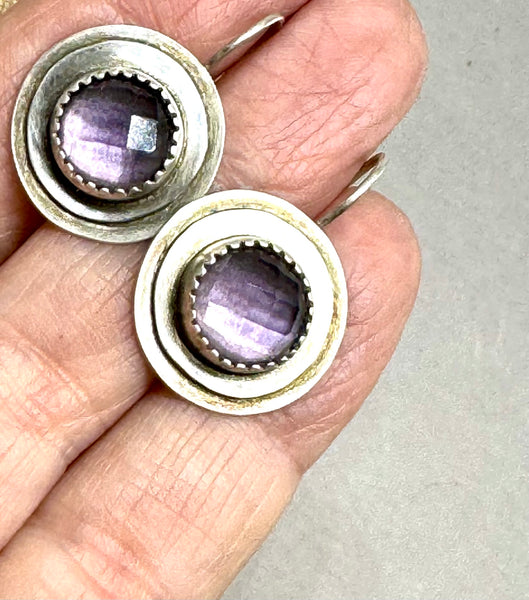 Amethyst earrings