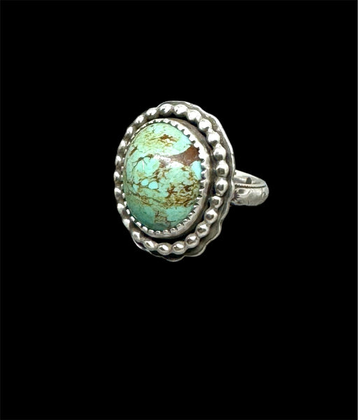 Turquoise silver ring