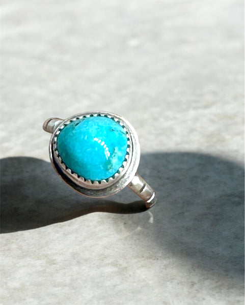 Turquoise silver ring