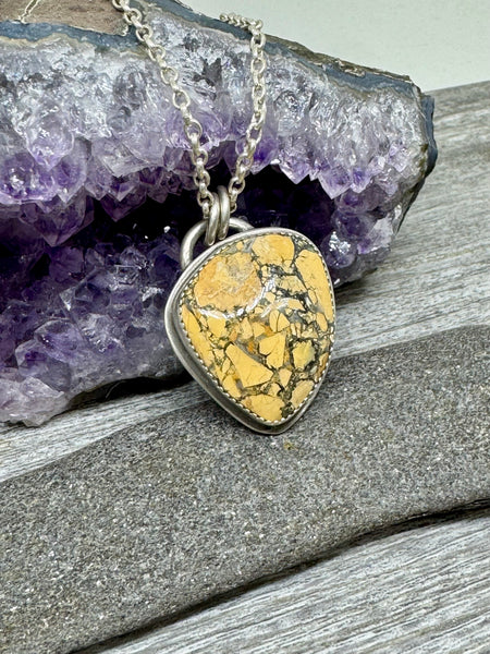 Maligano Jasper silver pendant