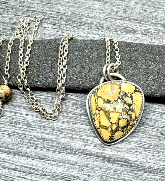 Maligano Jasper silver pendant