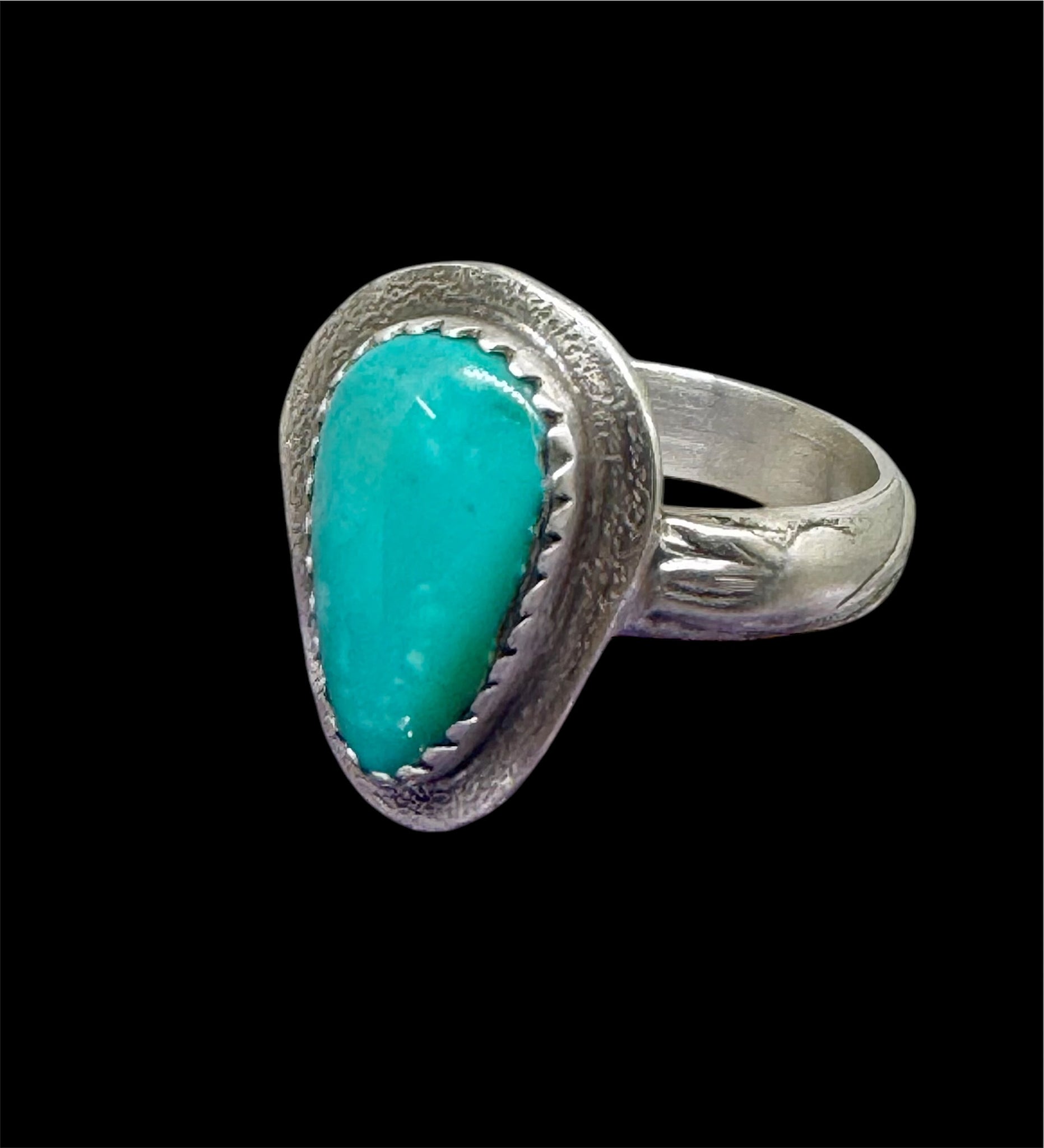 Kingman Turquoise silver ring