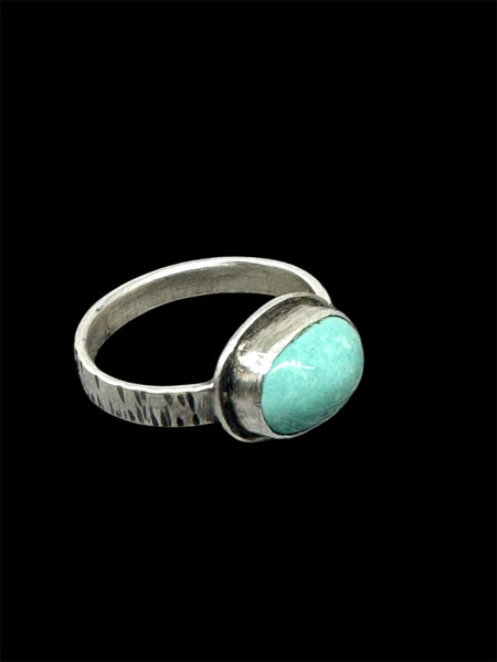 Turquoise silver ring