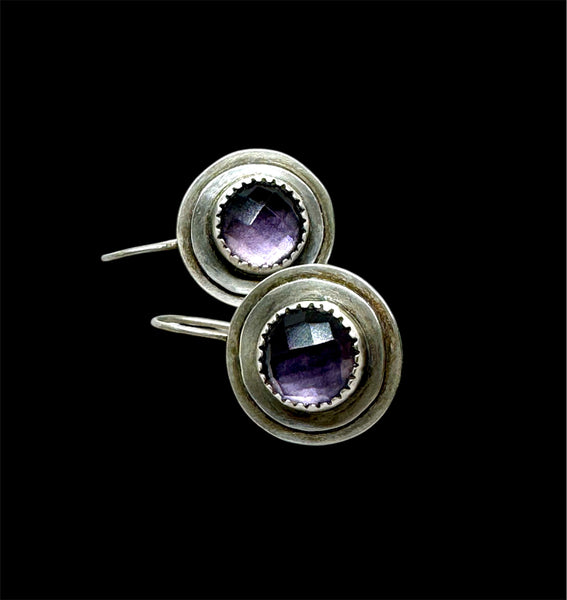 Amethyst earrings