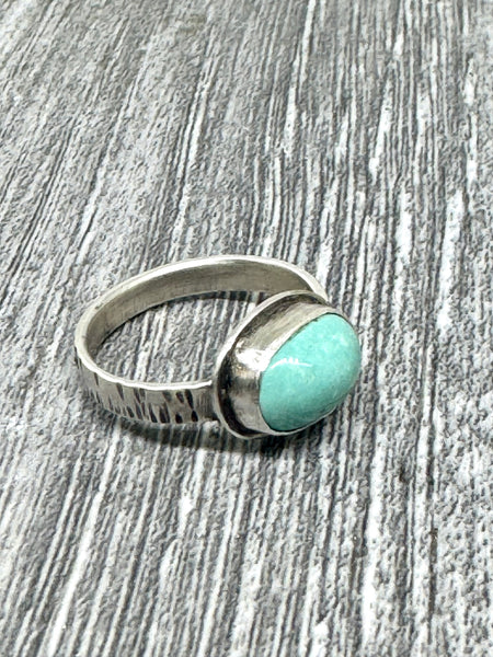 Turquoise silver ring