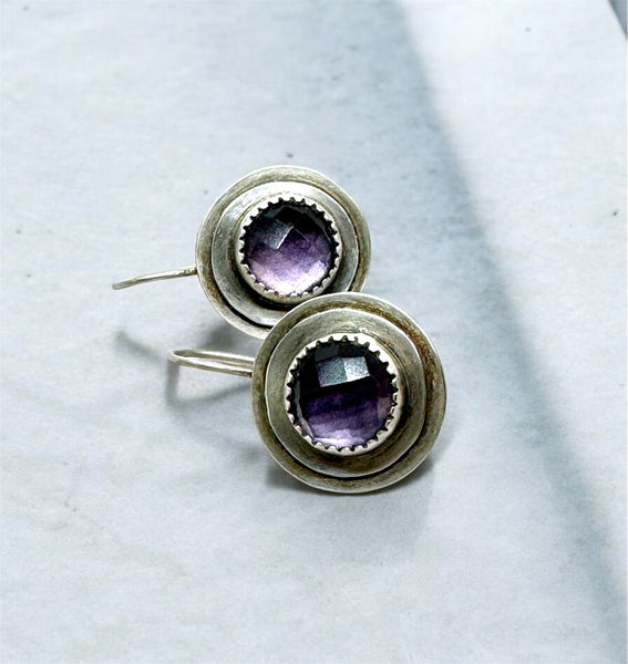 Amethyst earrings