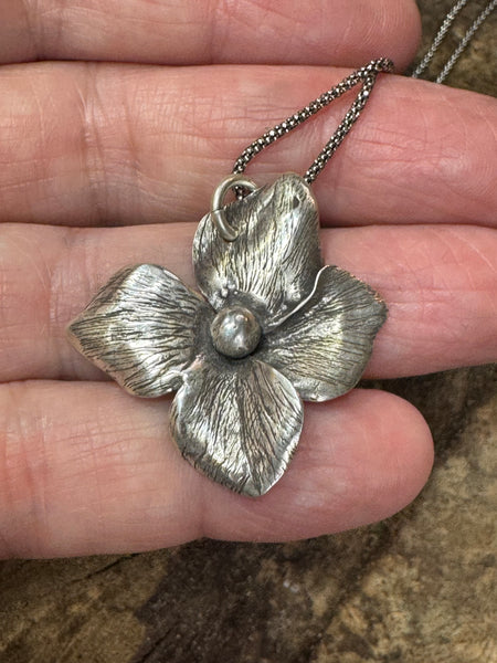 Hydrangea flower pendant