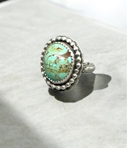 Turquoise silver ring