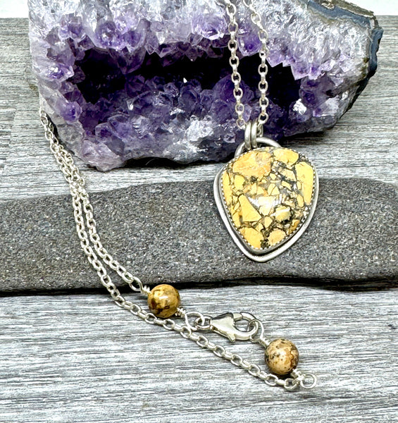 Maligano Jasper silver pendant